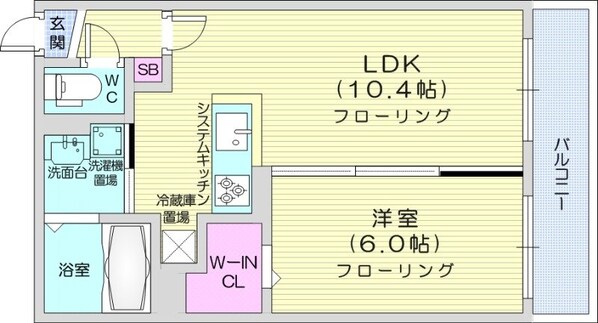 元町駅 徒歩4分 4階の物件間取画像